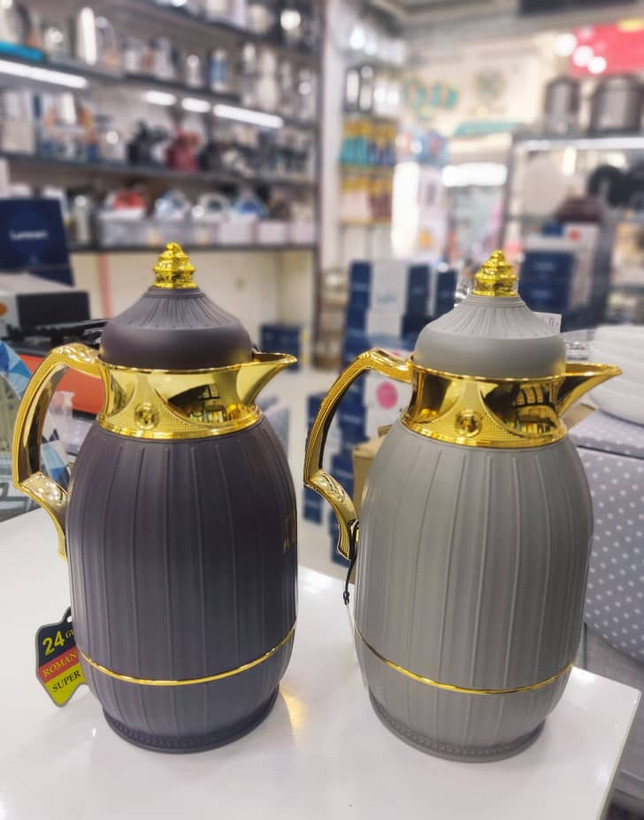 فلاسک یک لیتری شیشه قرمز اصلی