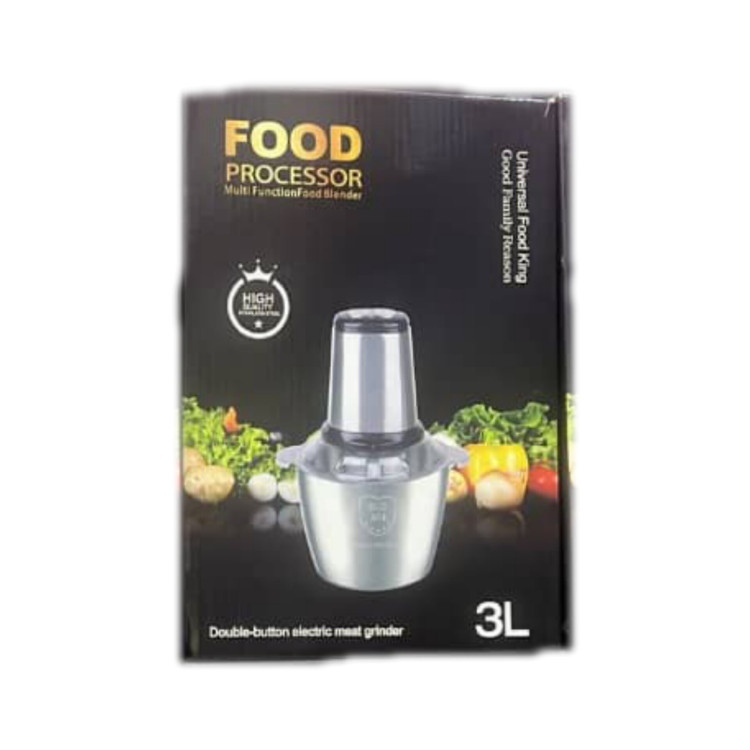 خردکن کاسه استیل سه لیتری مارک فود Food