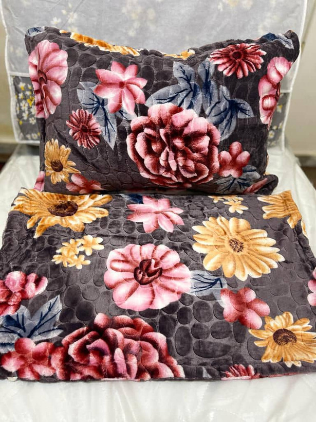 روبالشتی مخمل حوله ای